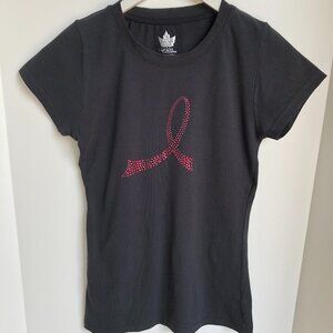 KALSON Canada Collection Top Black + Pink Size M